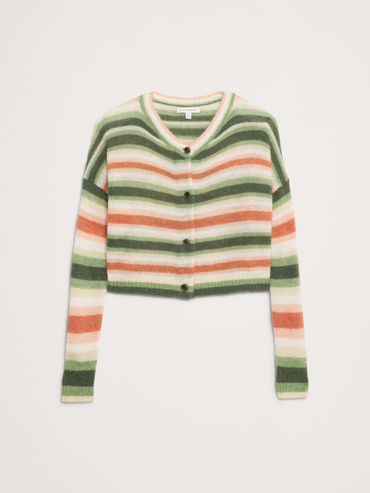 Image number 5 showing, Italian Alpaca-Blend Cropped Cardigan