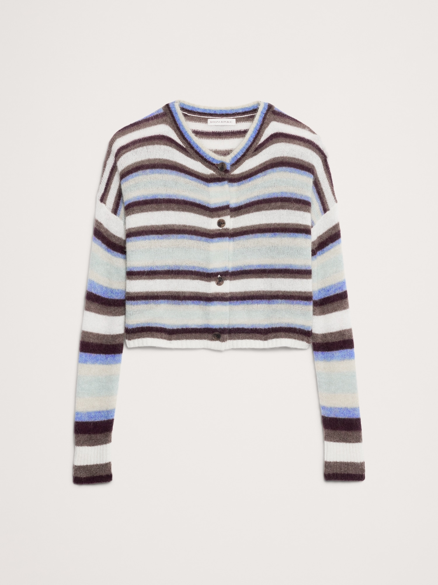 Image number 2 showing, Italian Alpaca-Blend Cropped Cardigan