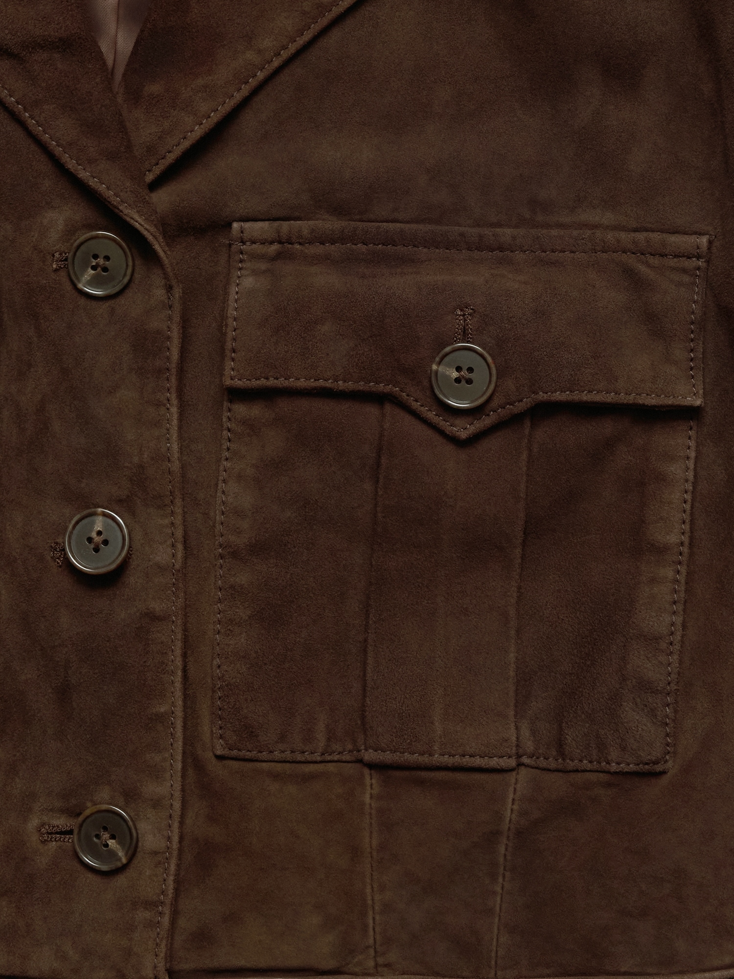Image number 7 showing, Suede Double Pocket Jacket