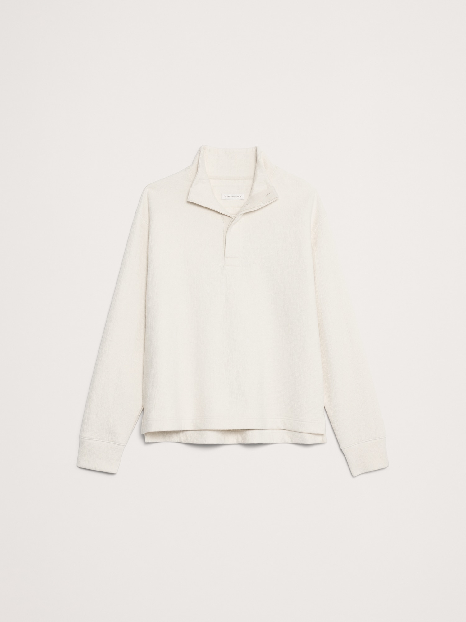 Image number 4 showing, Crinkle Cotton-Wool Mock-Neck Sweatshirt