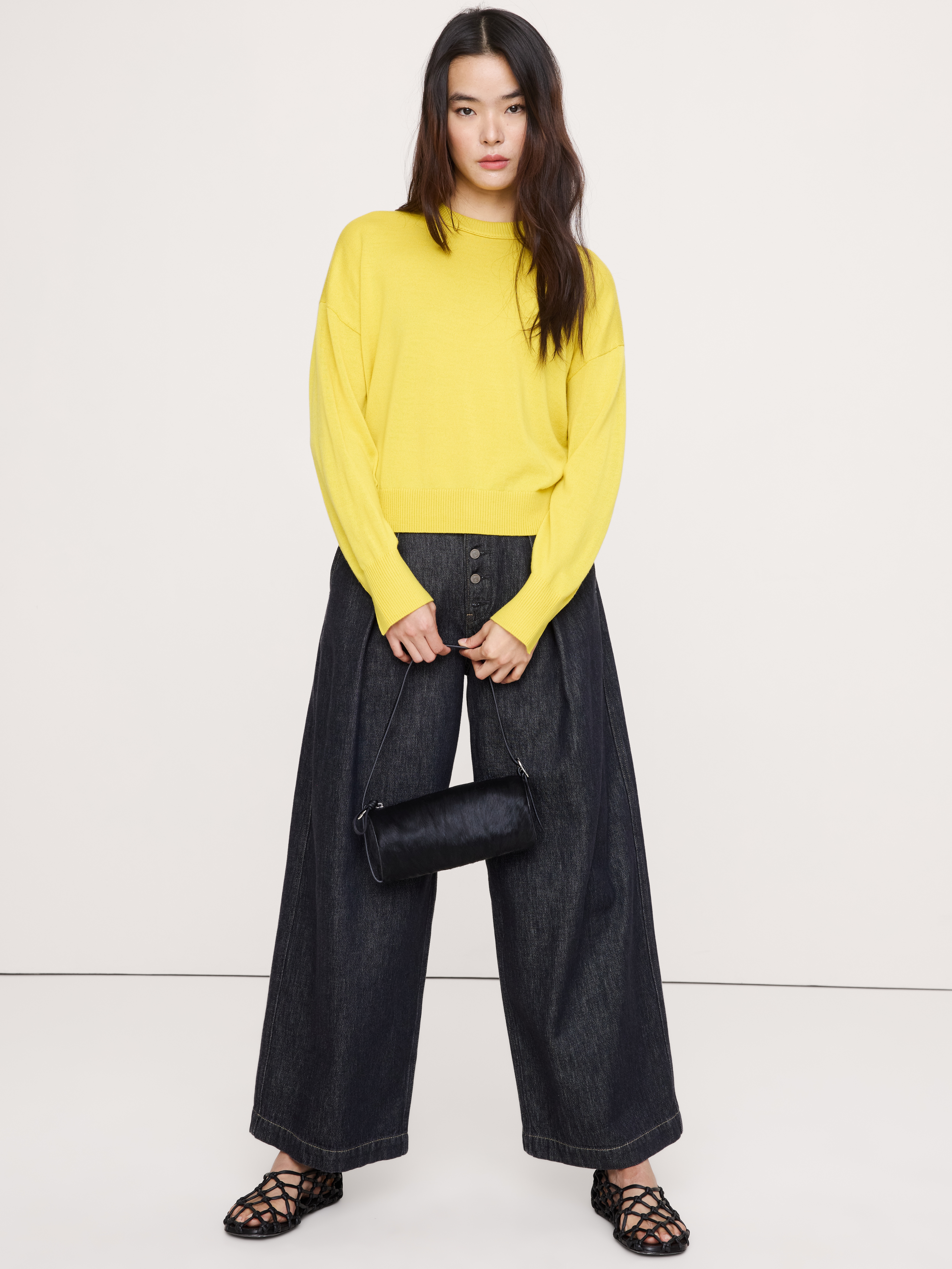 Oversized Merino Crew-Neck Sweater