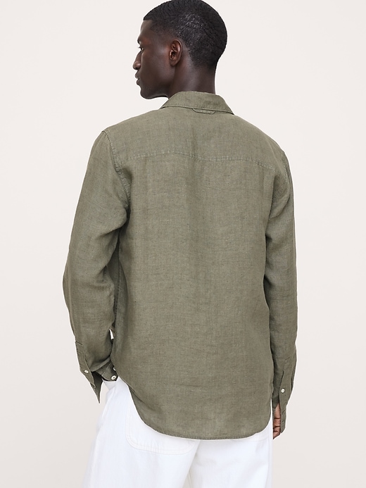 Slim-Fit Linen Shirt | Banana Republic