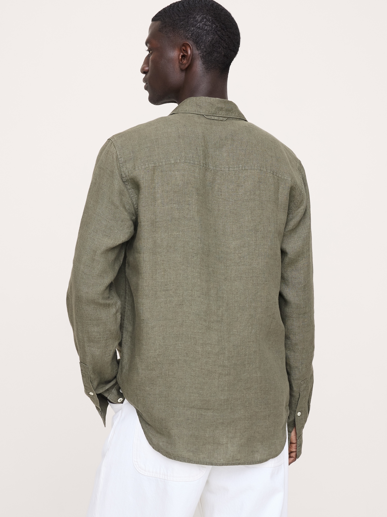 Image number 2 showing, Slim-Fit Linen Shirt