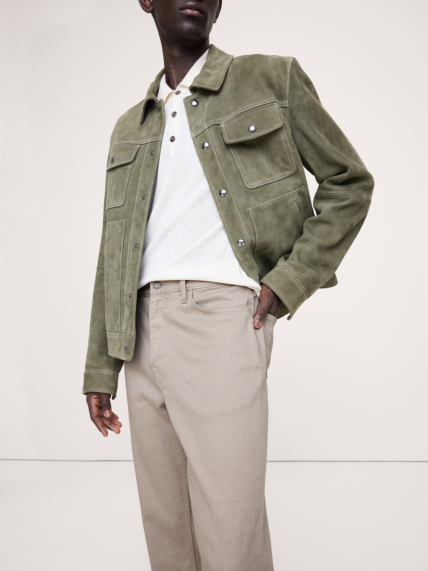 Image number 3 showing, Straight Linen-Cotton Traveler Pant