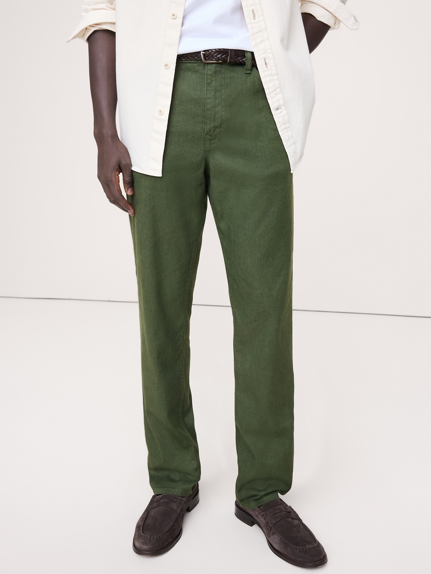 Image number 3 showing, Slim Linen-Cotton Traveler Pant