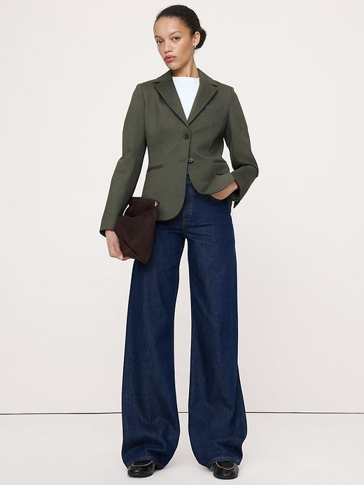 Slim Everywhere Ponte Blazer