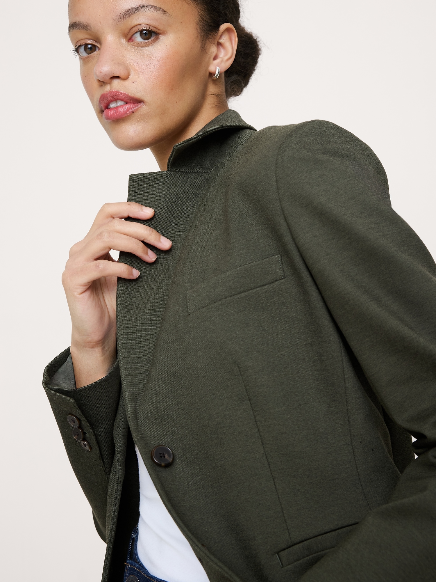 Image number 4 showing, Slim Everywhere Ponte Blazer