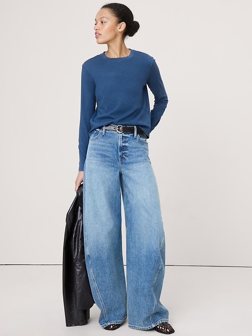 Vintage Cotton Long-Sleeve T-Shirt