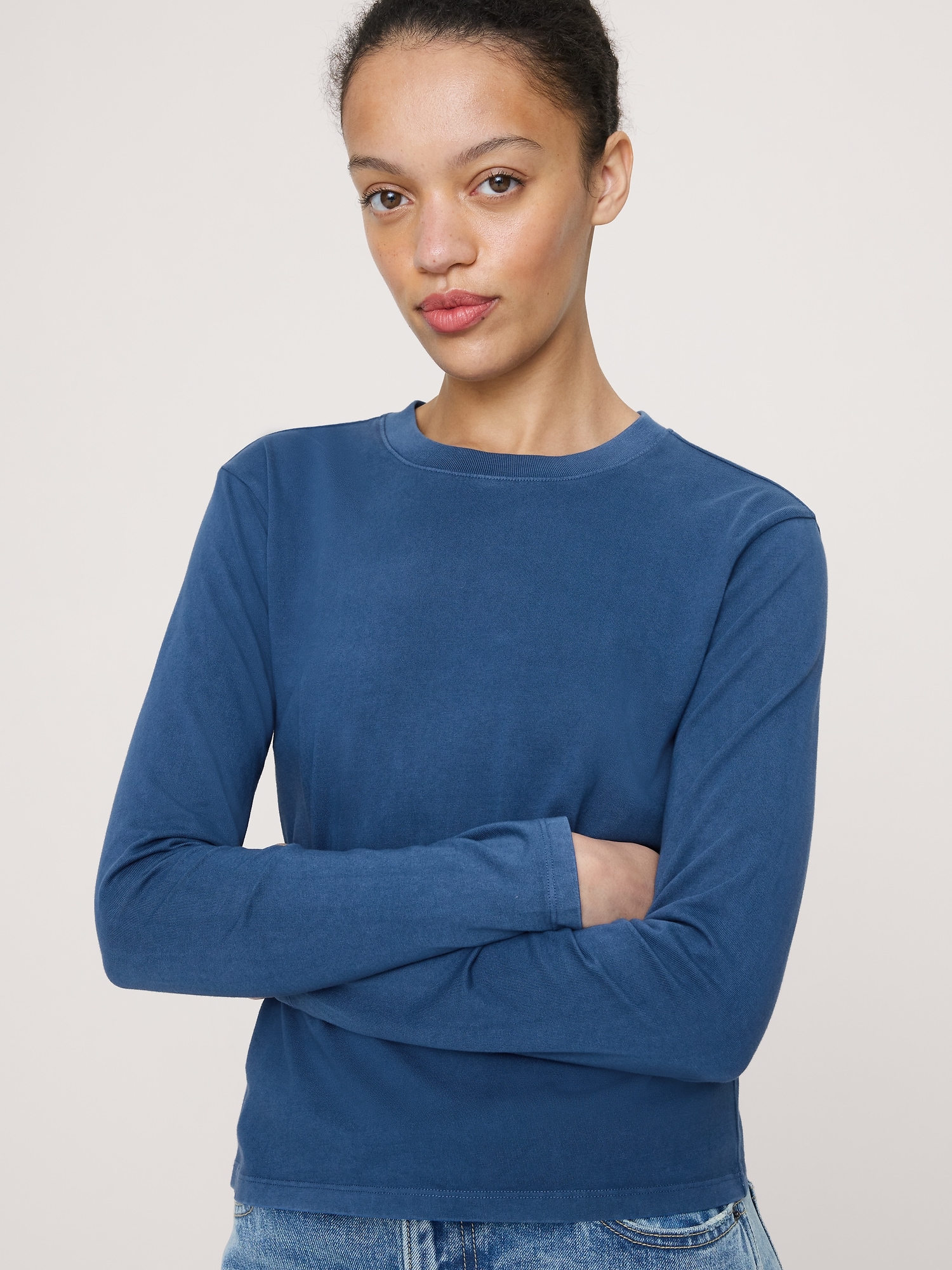 Image number 3 showing, Vintage Cotton Long-Sleeve T-Shirt