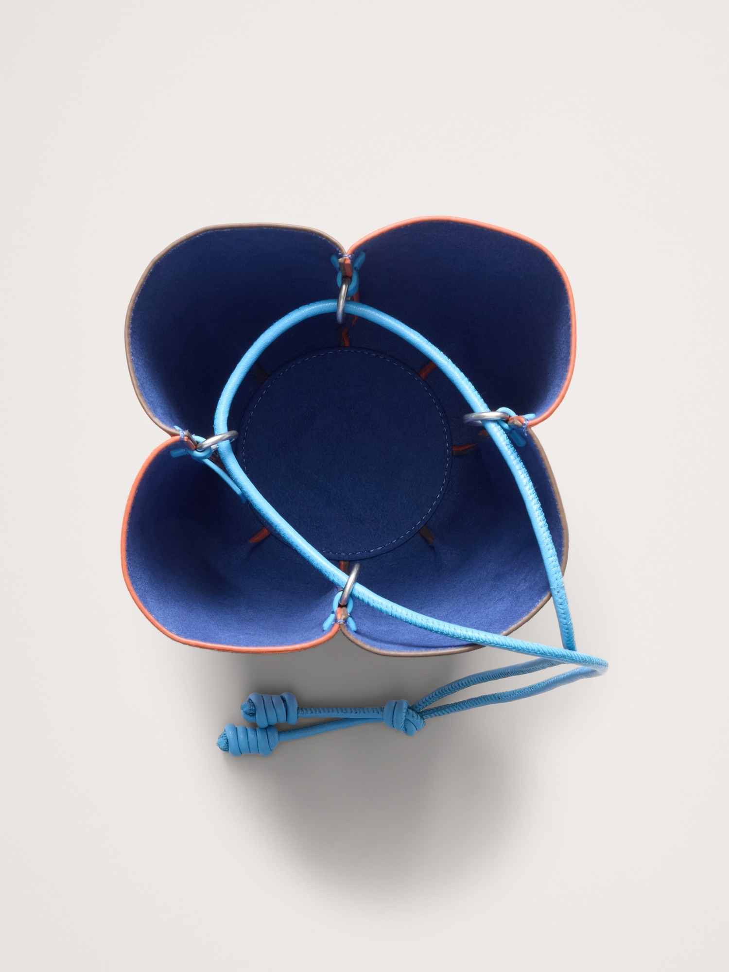 Image number 4 showing, Color-block Suede Tulip Bag