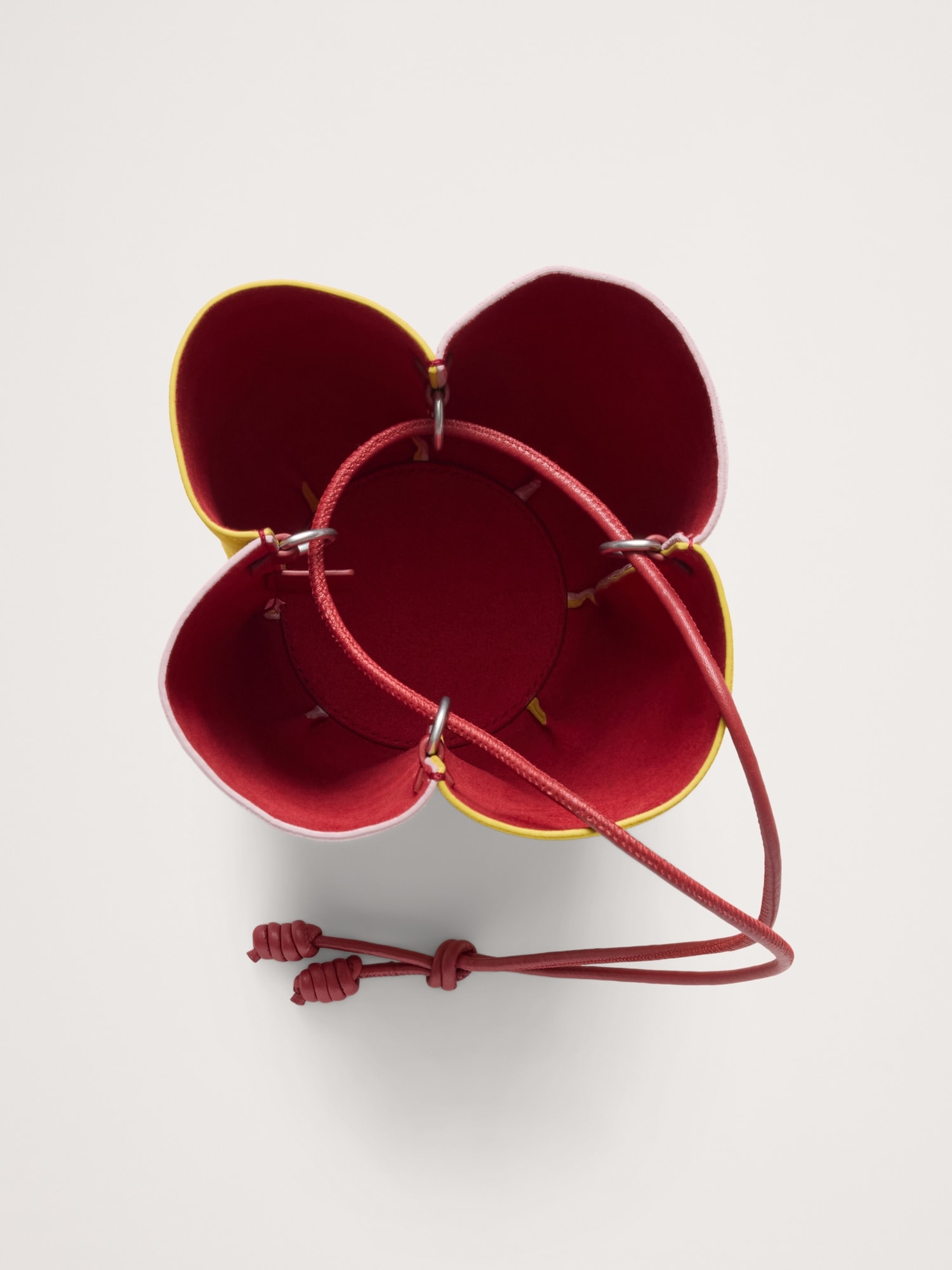 Image number 6 showing, Color-block Suede Tulip Bag