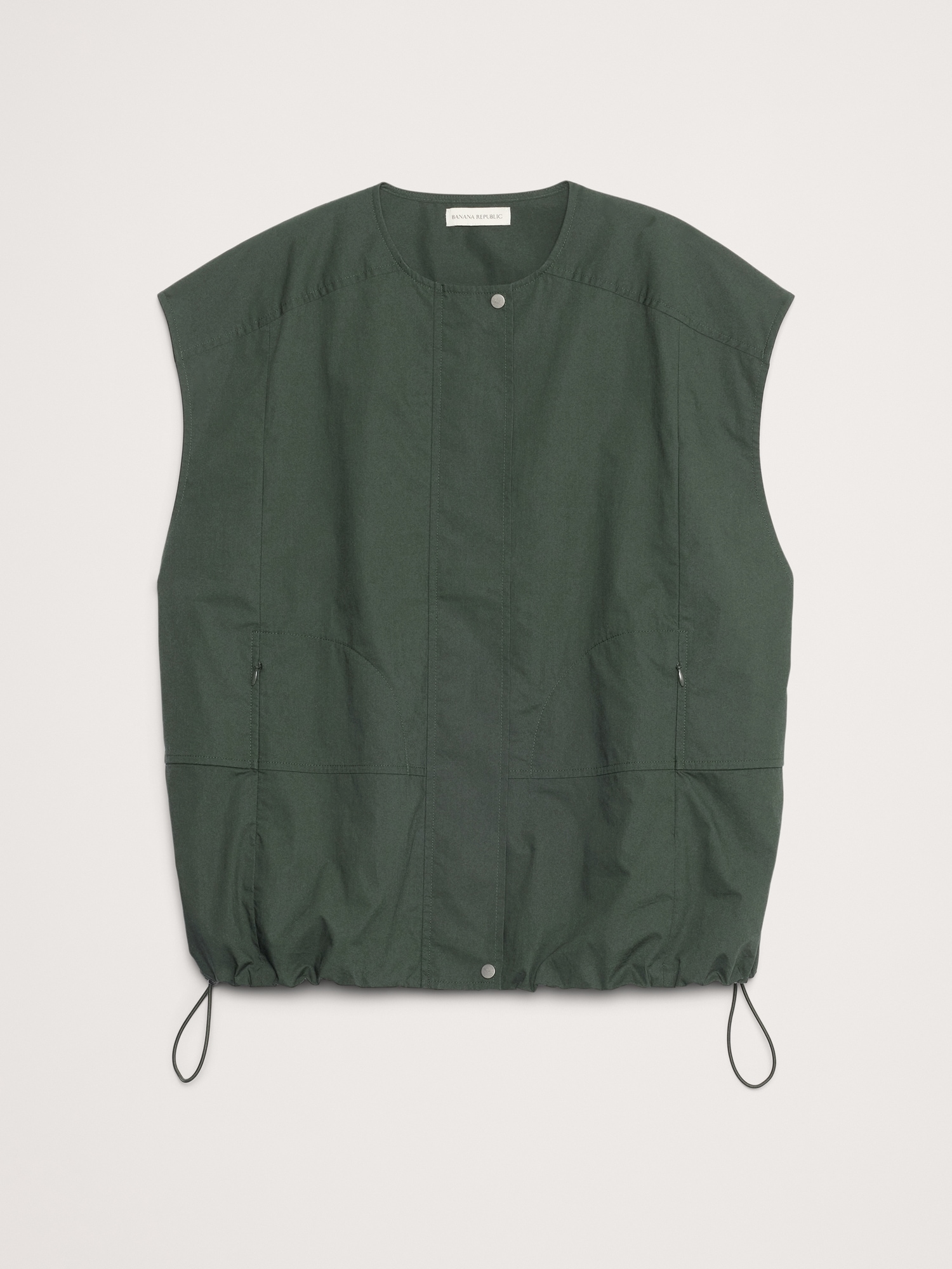 Image number 7 showing, Cotton Poplin Bubble-Hem Top