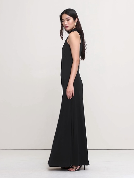 premium jersey cowl neck backless maxi dress Premium Jersey Cowl Neck Backless Maxi Dress in