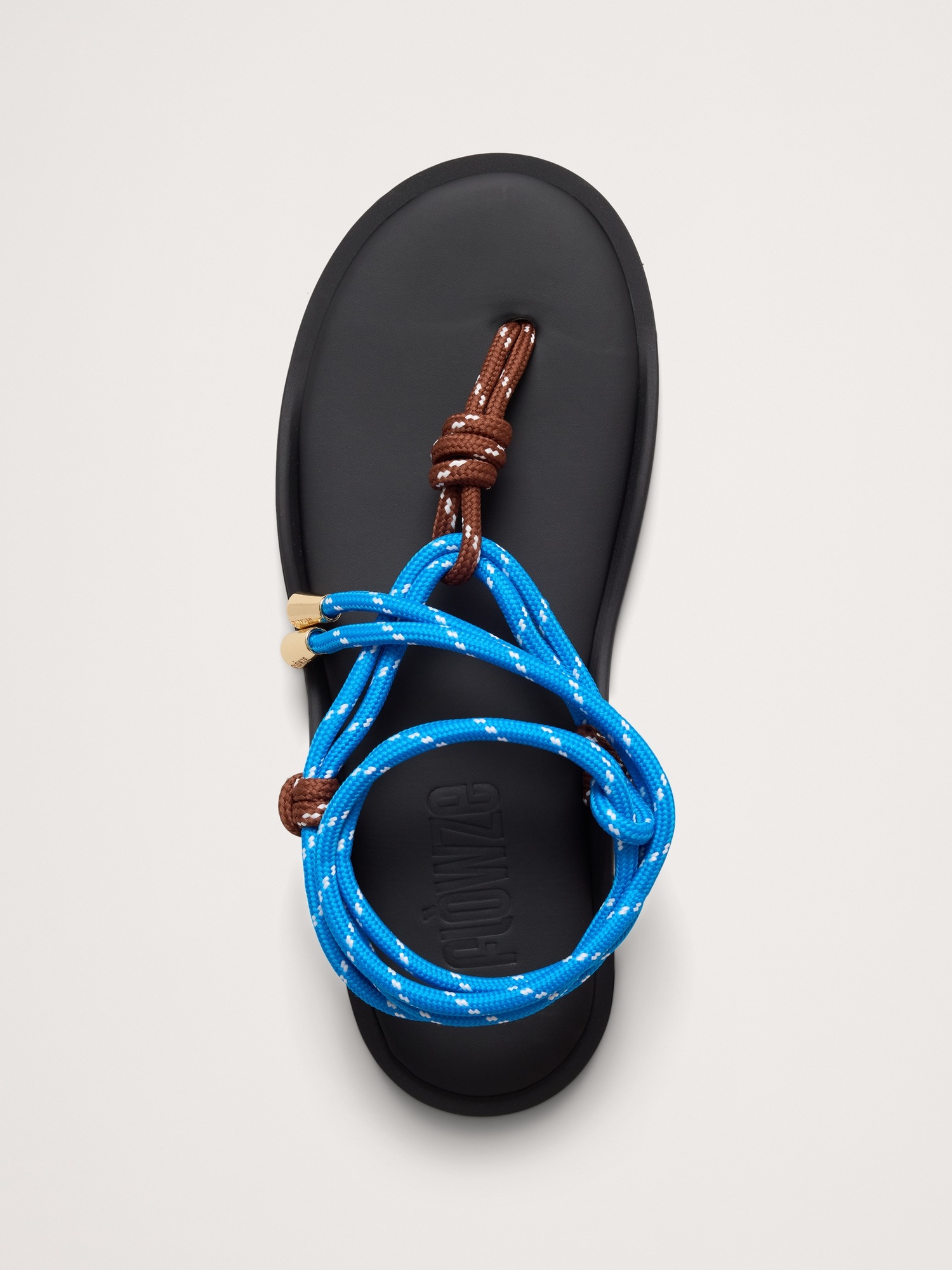 Женские сандалии Banana Republic Flo Twin Sandal by Flowze, цвет: Небесно-голубой — фото 5