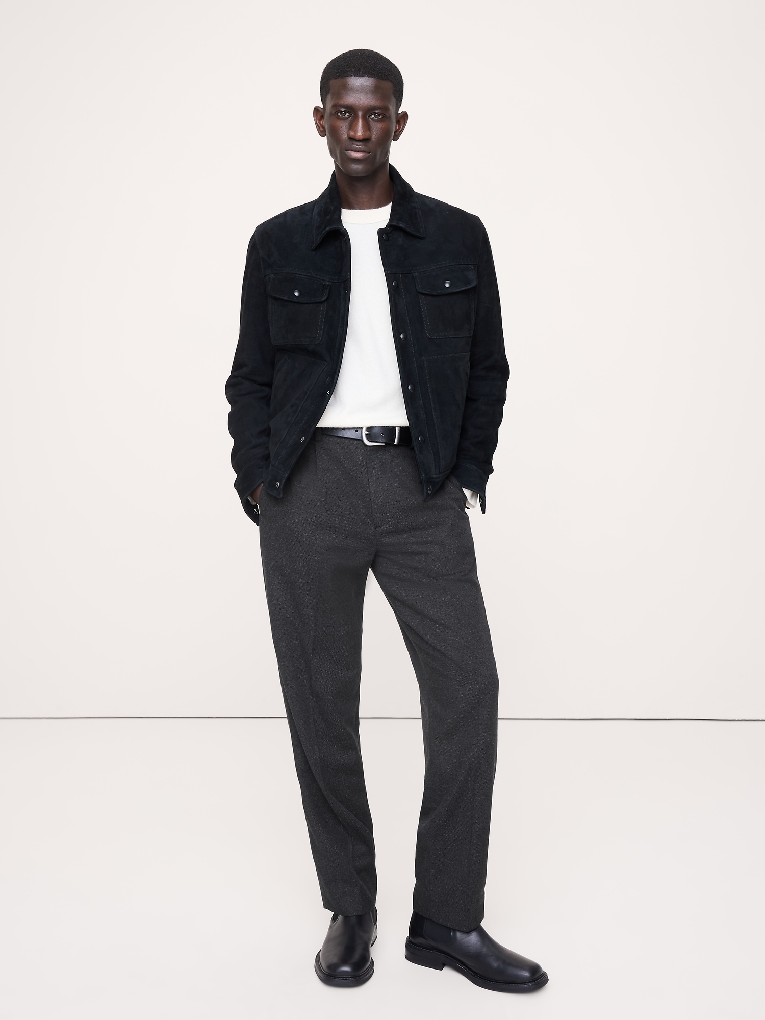 Image number 1 showing, Athletic Textured Dress Pant