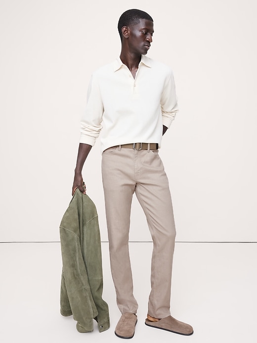 Banana Republic — Slim Linen-Cotton Traveler Pant