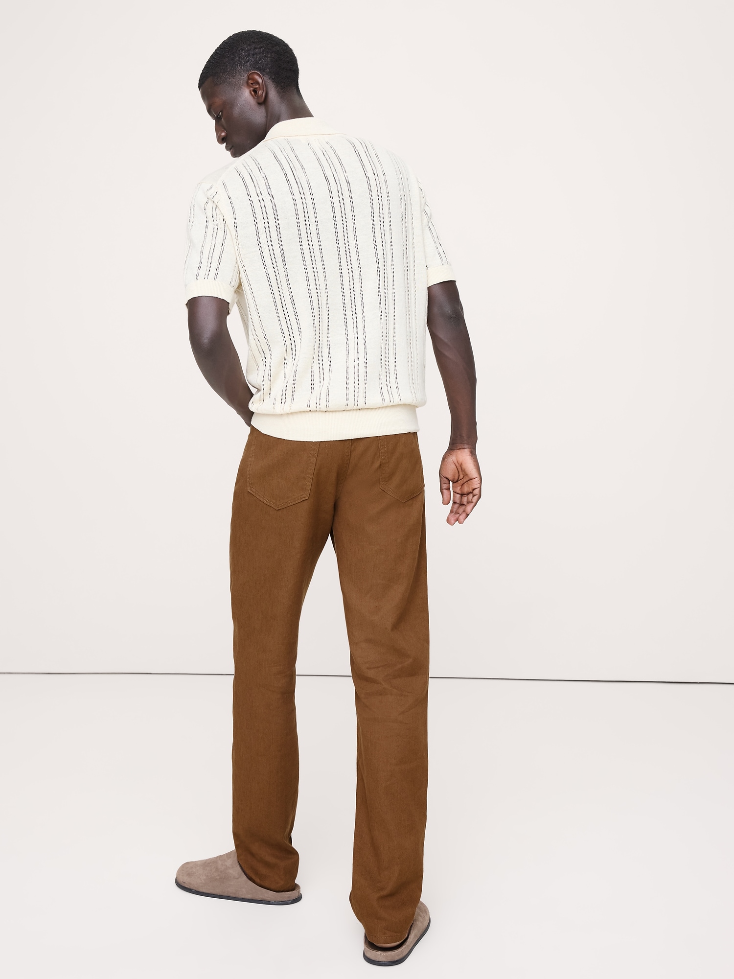 Image number 2 showing, Slim Linen-Cotton Traveler Pant