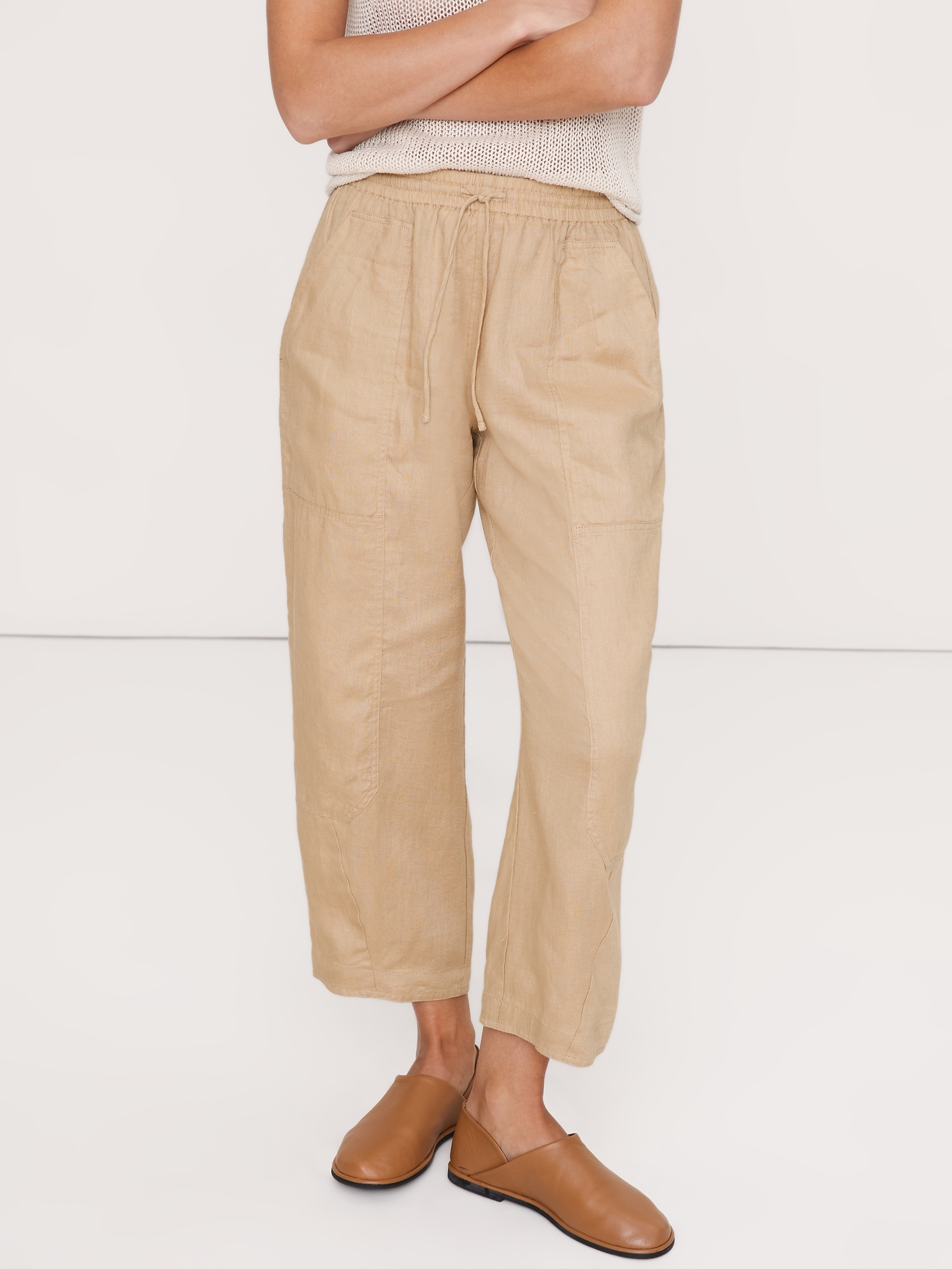 Image number 7 showing, Italian Leather Slip-On Flats