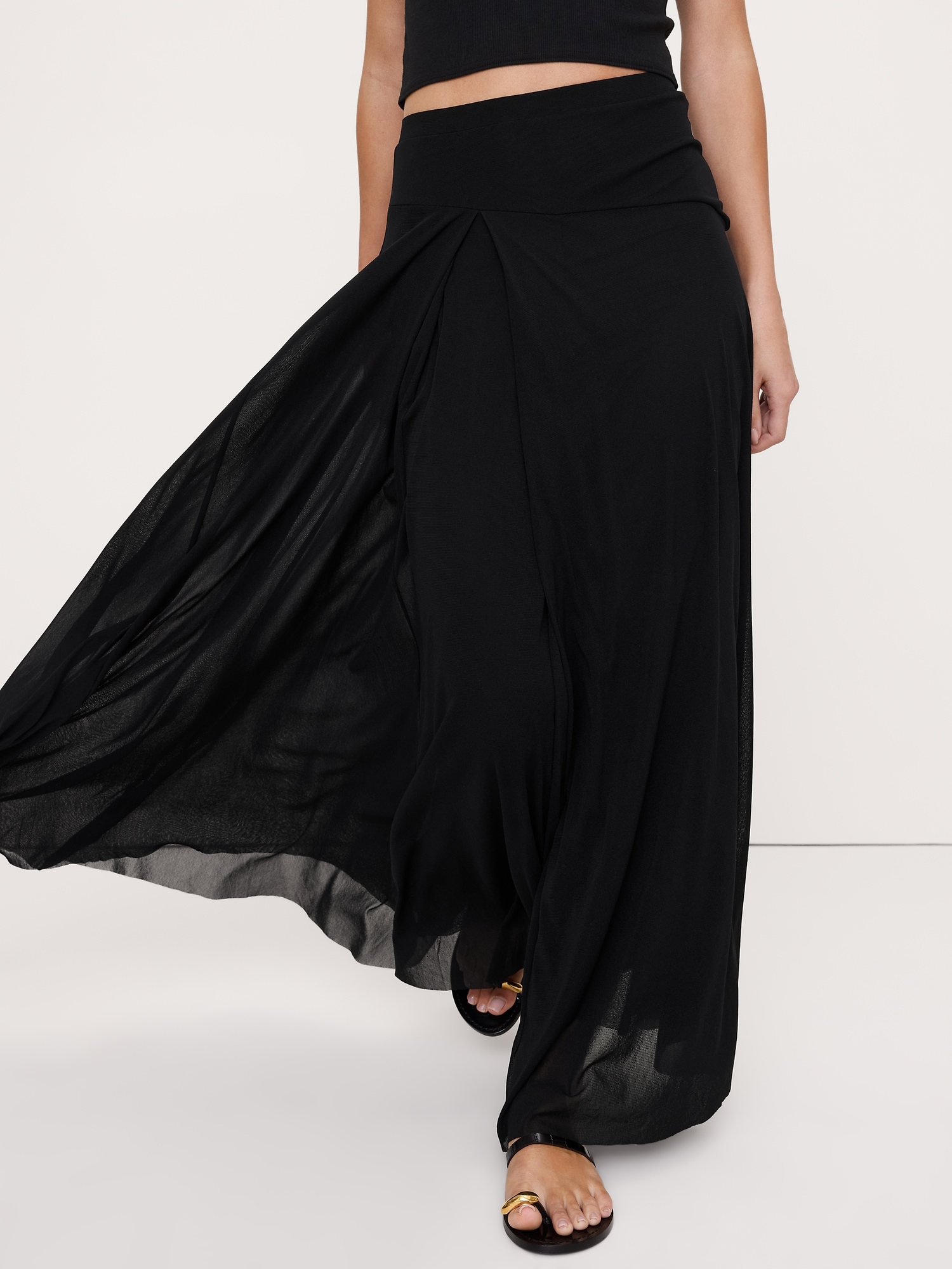 Image number 4 showing, Mesh Maxi Skirt