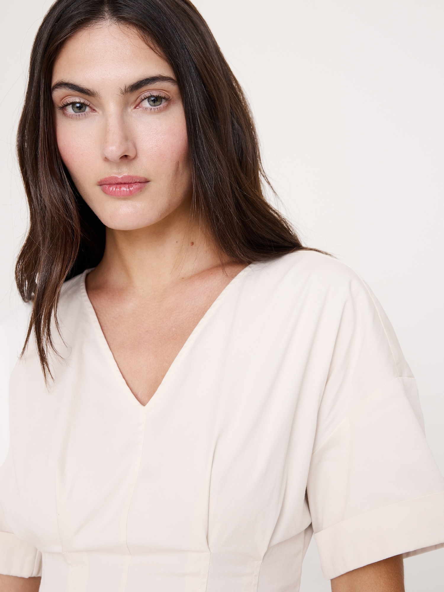 Image number 6 showing, Soft Cotton Fitted Waist Top