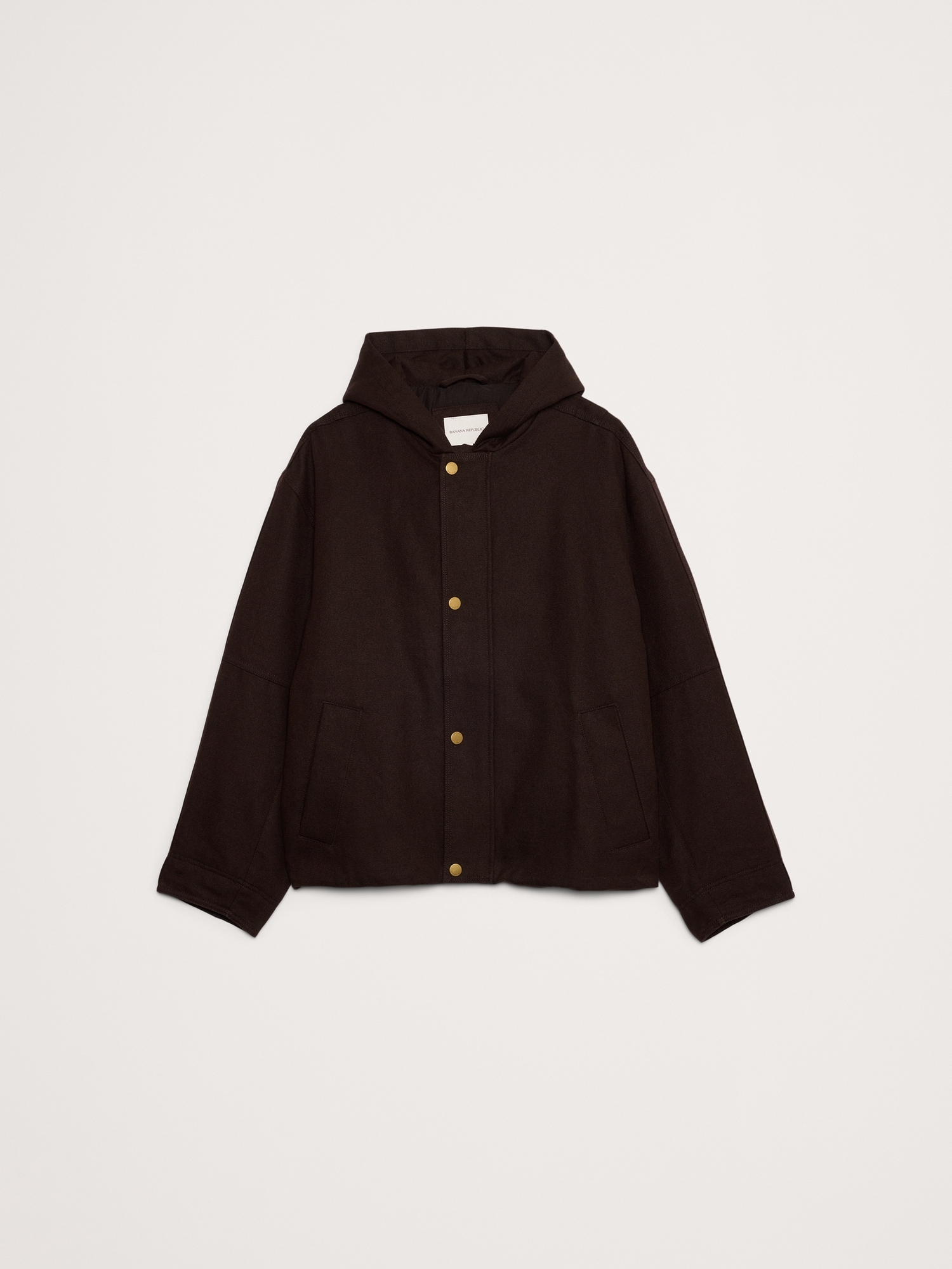 Image number 5 showing, Hemp-Cotton Canvas Insulated Bomber Jacket