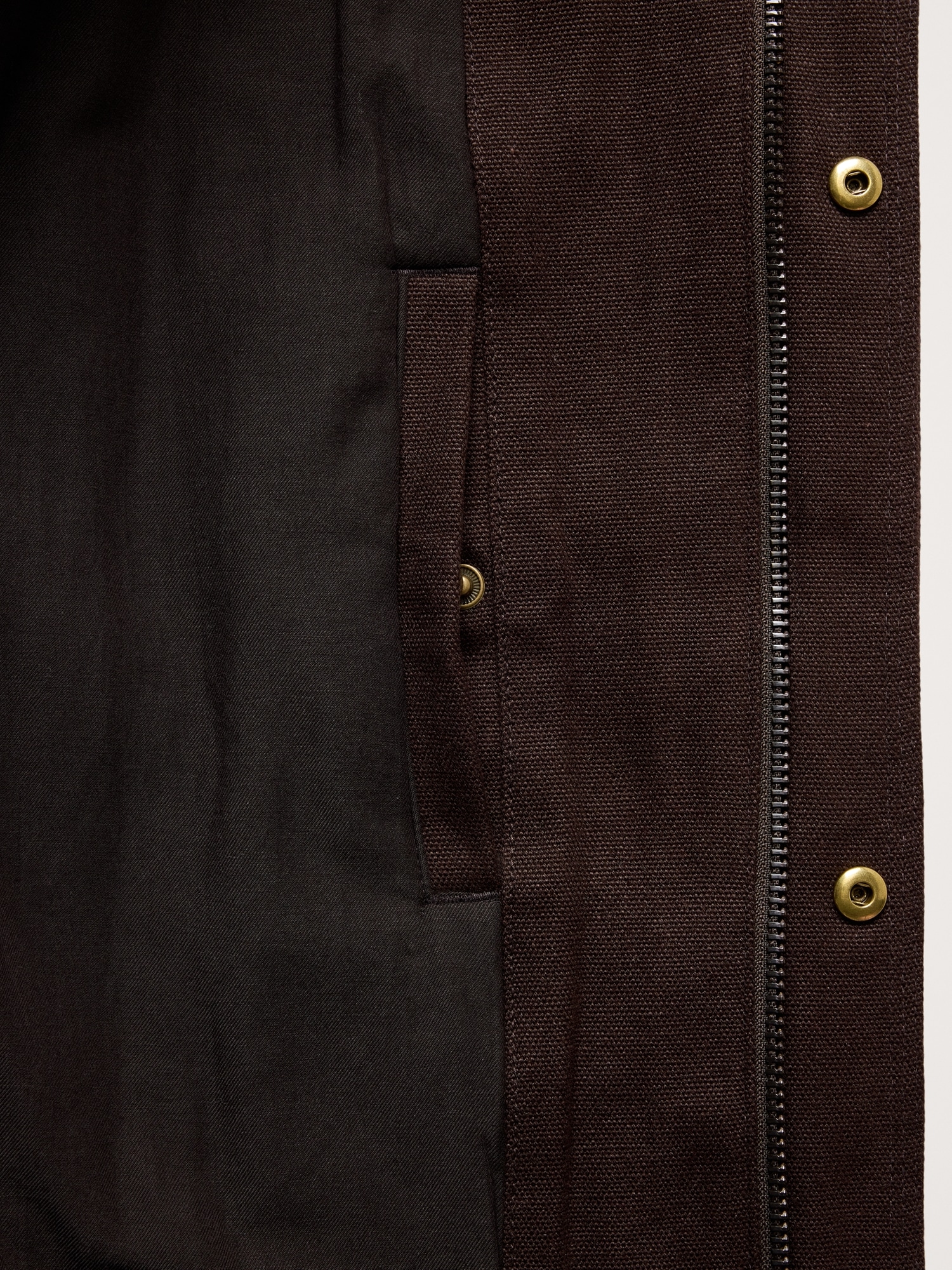 Image number 6 showing, Hemp-Cotton Canvas Insulated Bomber Jacket