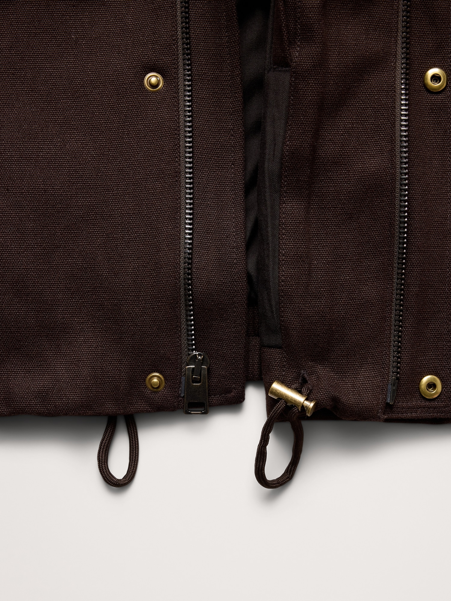 Image number 7 showing, Hemp-Cotton Canvas Insulated Bomber Jacket