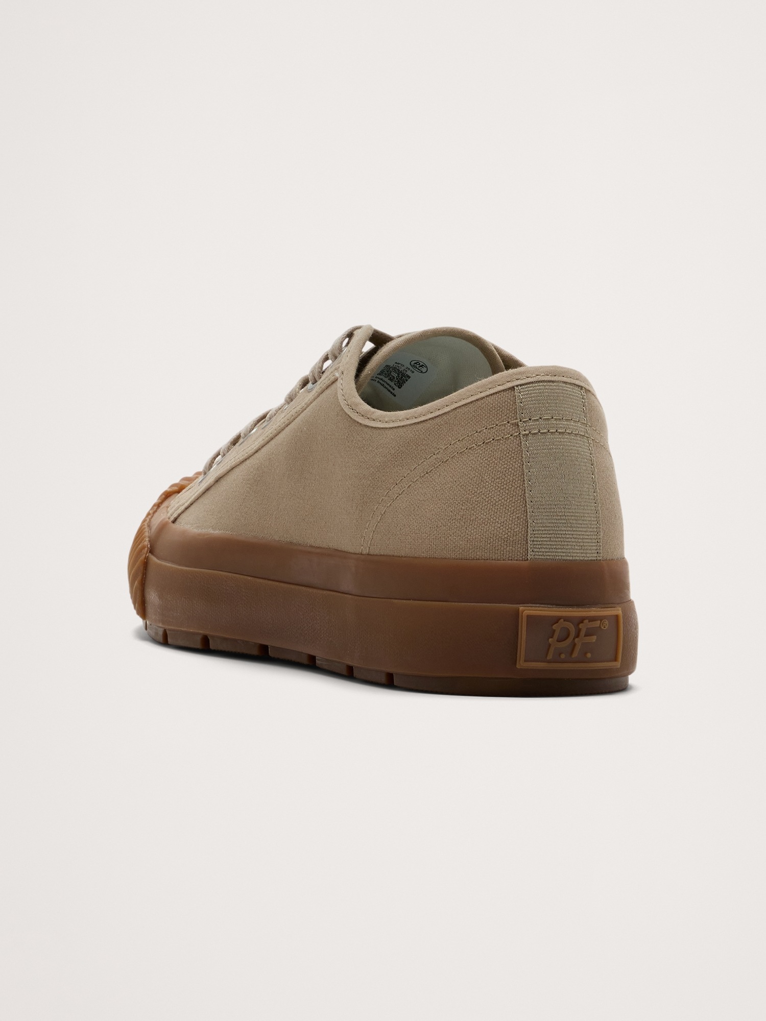 Мужские кроссовки P.F. Flyers Grounder Low-Top, цвет: Бежевый — фото 4
