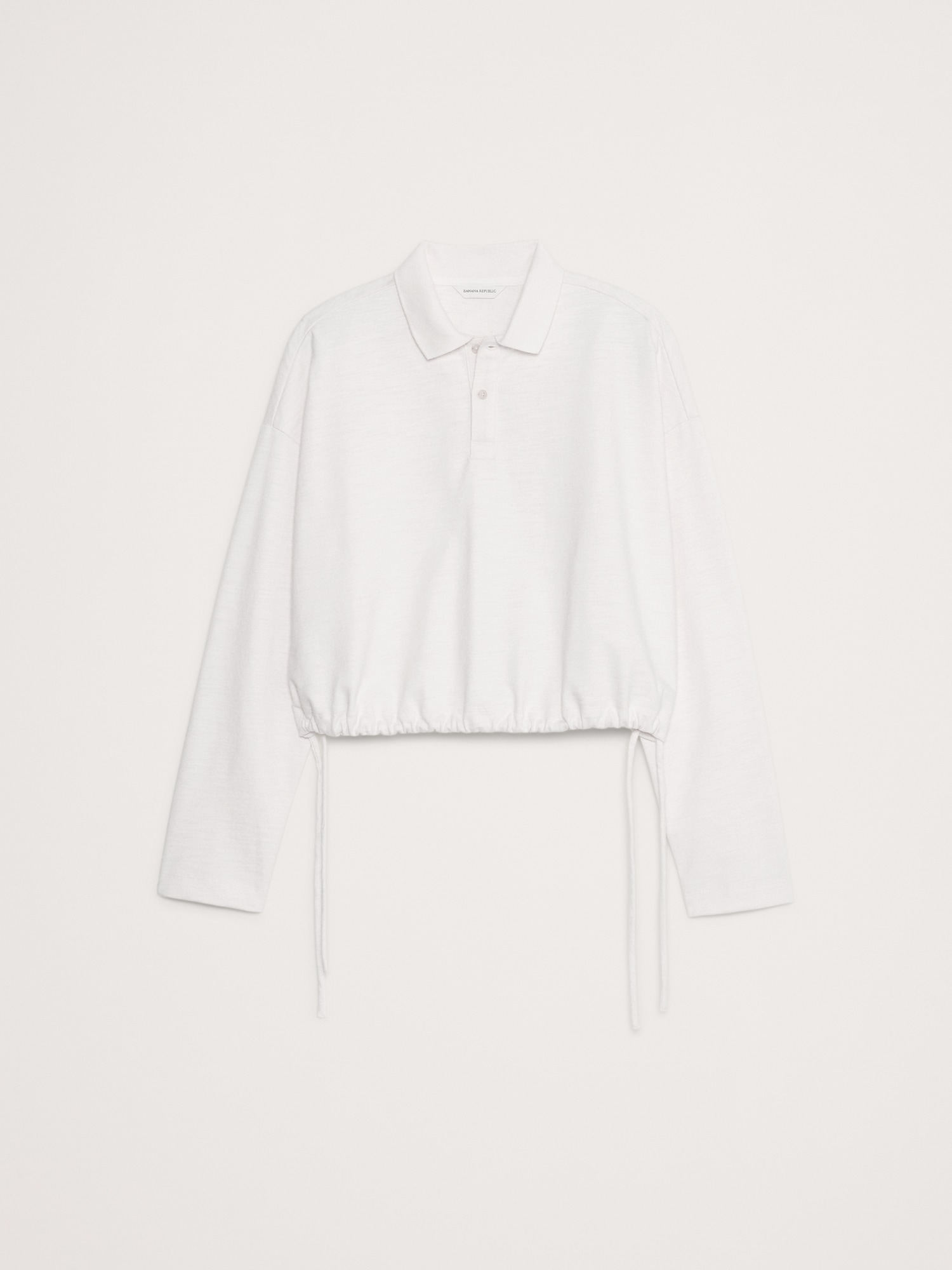 Image number 4 showing, Heavy Cotton Slub Cropped Polo