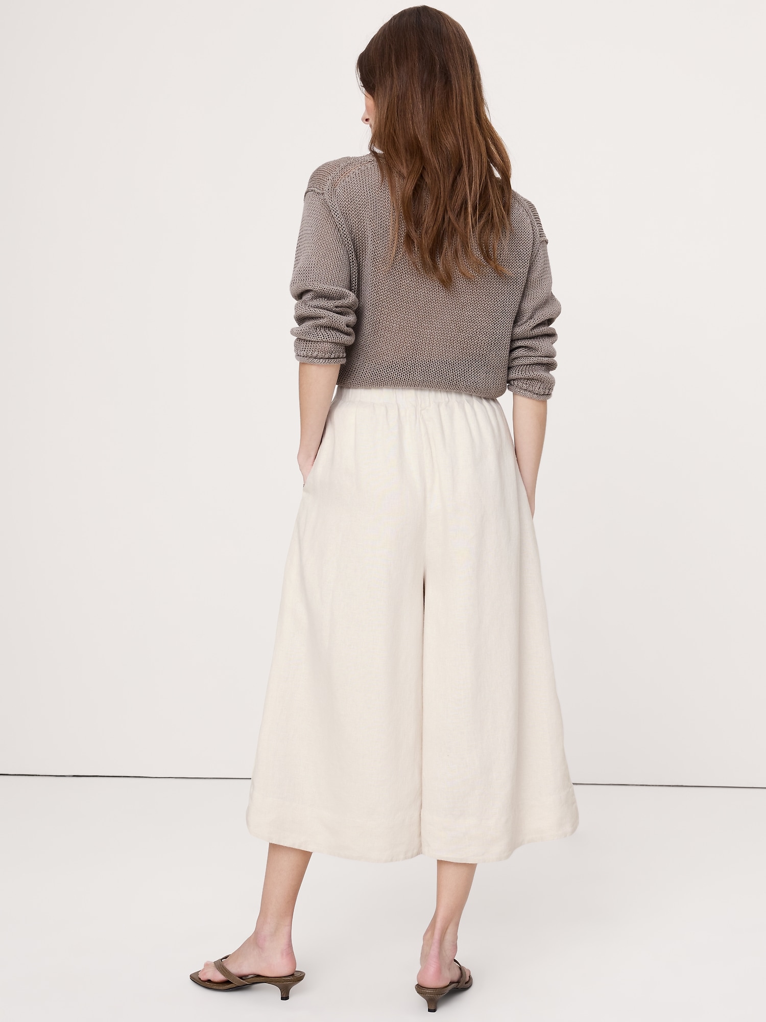Image number 5 showing, Linen Culotte