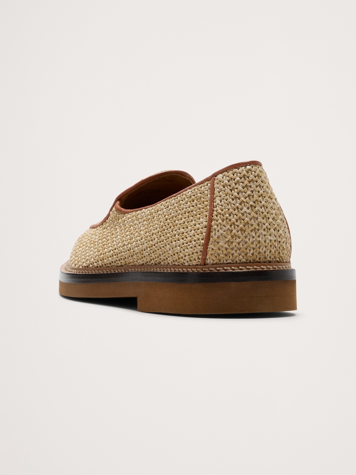 Мужские туфли Jacques Soloviere Lex Raffia Loafer, цвет: Натуральный — фото 4