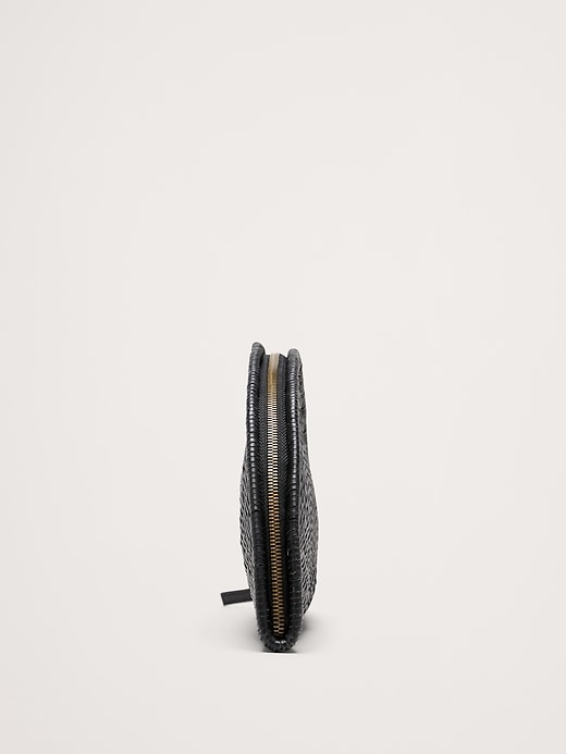 ま*つ様 BANANA REPUBLIC 本革100% Perla Woven Leather Clutch by Bembien | Banana Republic