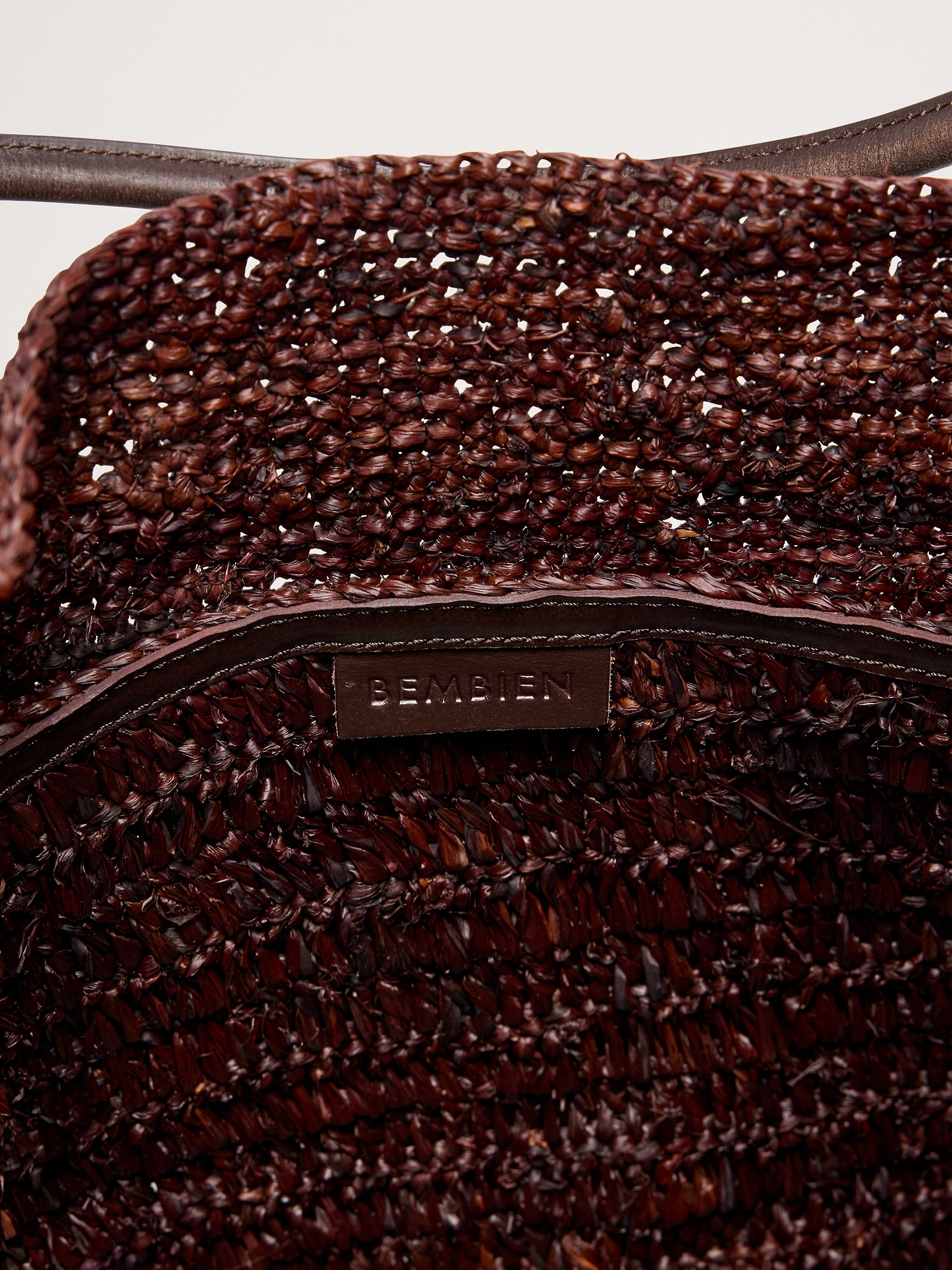 Image number 6 showing, Amaya Raffia Bag by Bembien