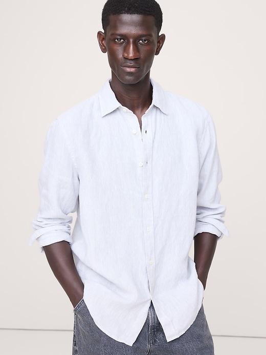 Standard-Fit Linen Shirt