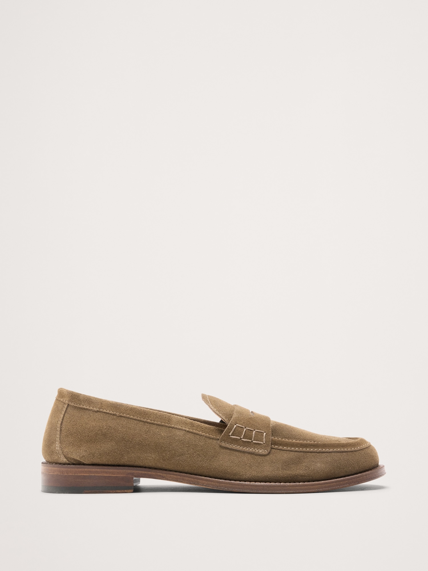 Italian Suede Penny Loafer