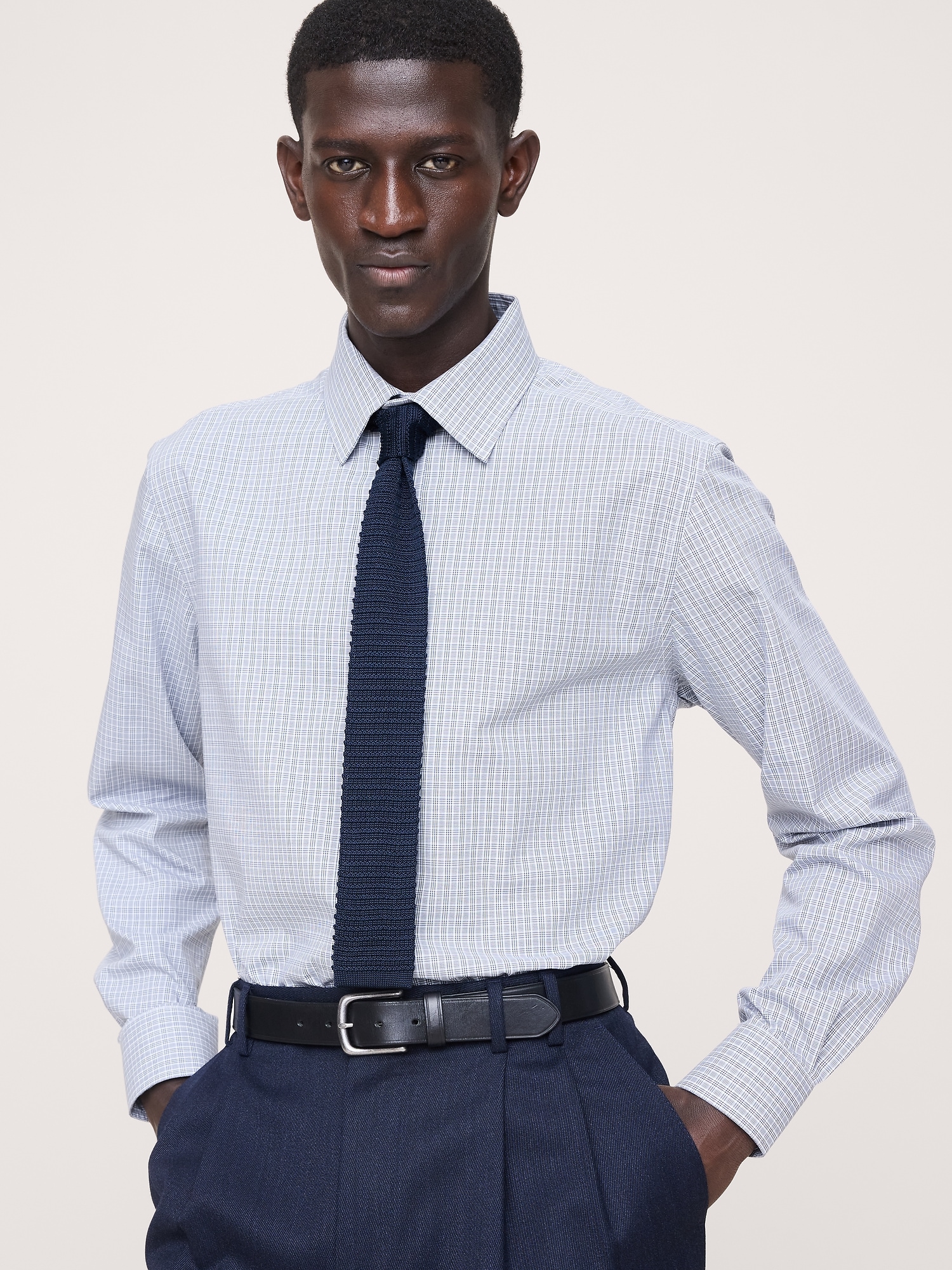 Standard-Fit Wrinkle-Resistant Dress Shirt