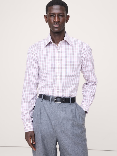 Slim-Fit Wrinkle-Resistant Dress Shirt