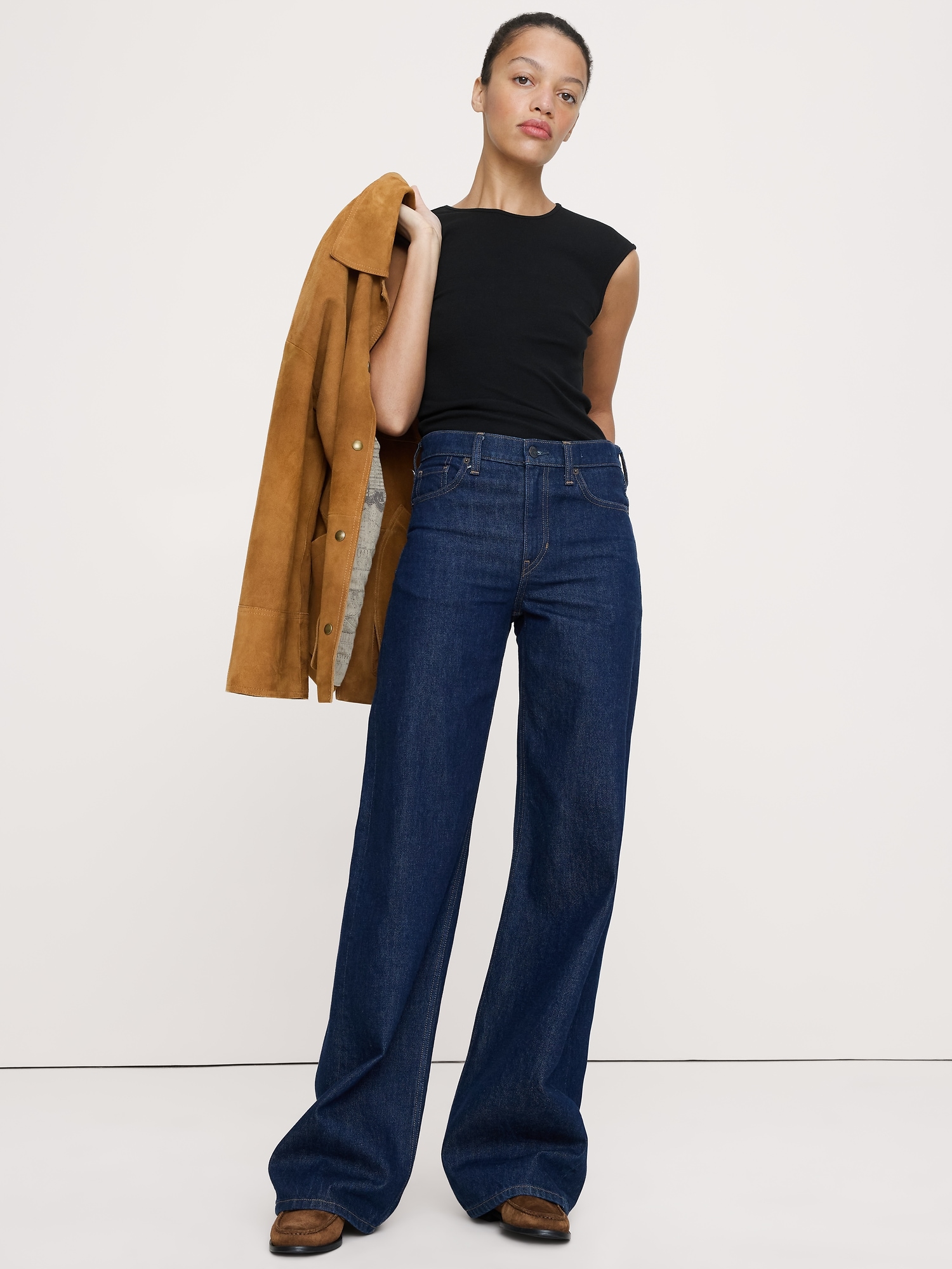 Image number 4 showing, Ribbed Cap-Sleeve T-Shirt