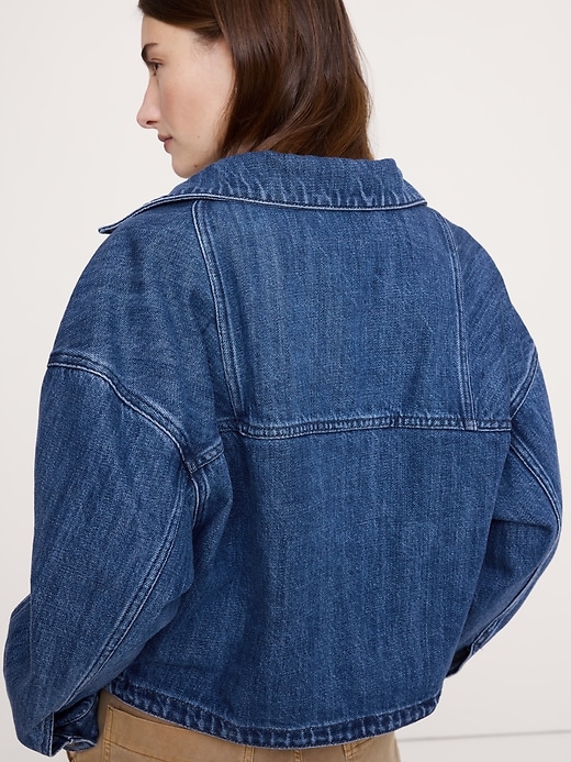 Oversized Jean Jacket | Banana Republic