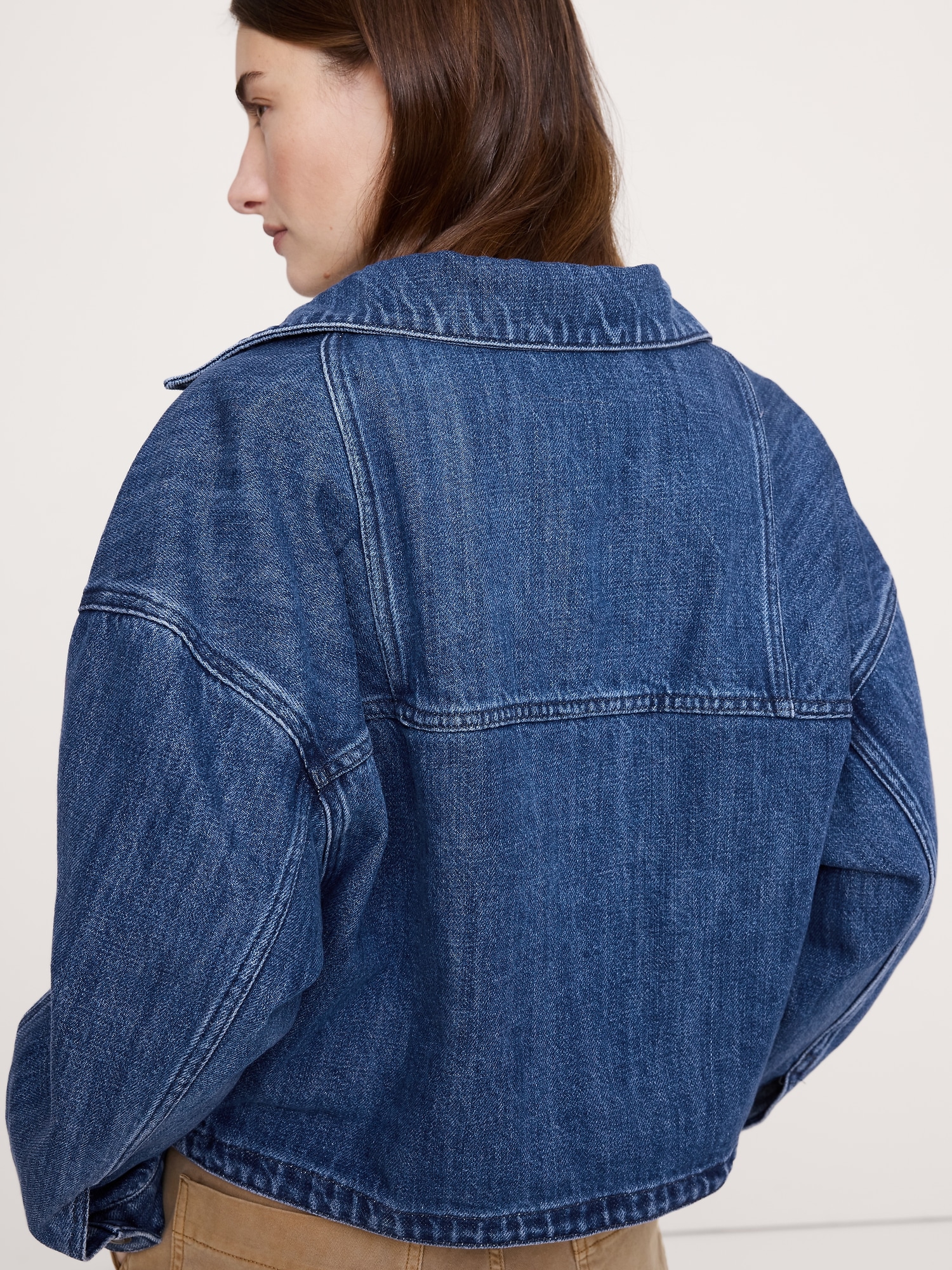 Image number 8 showing, Oversized Jean Jacket
