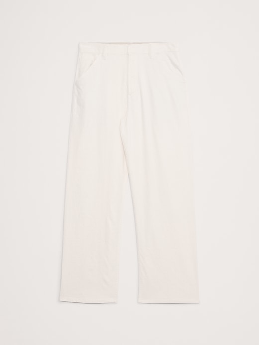 Loose Italian Linen-Cotton Pant | Banana Republic