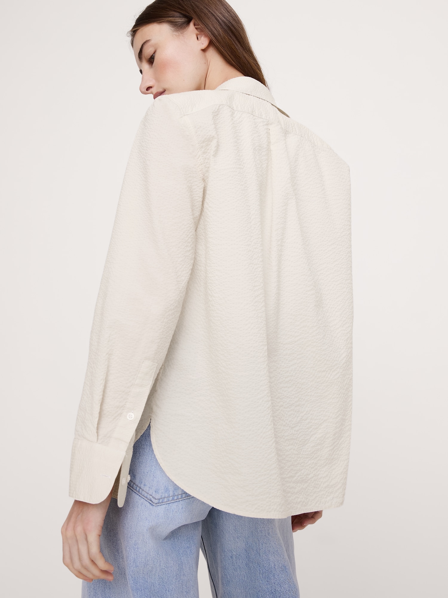 Image number 6 showing, The Everyday Shirt in Cotton Seersucker