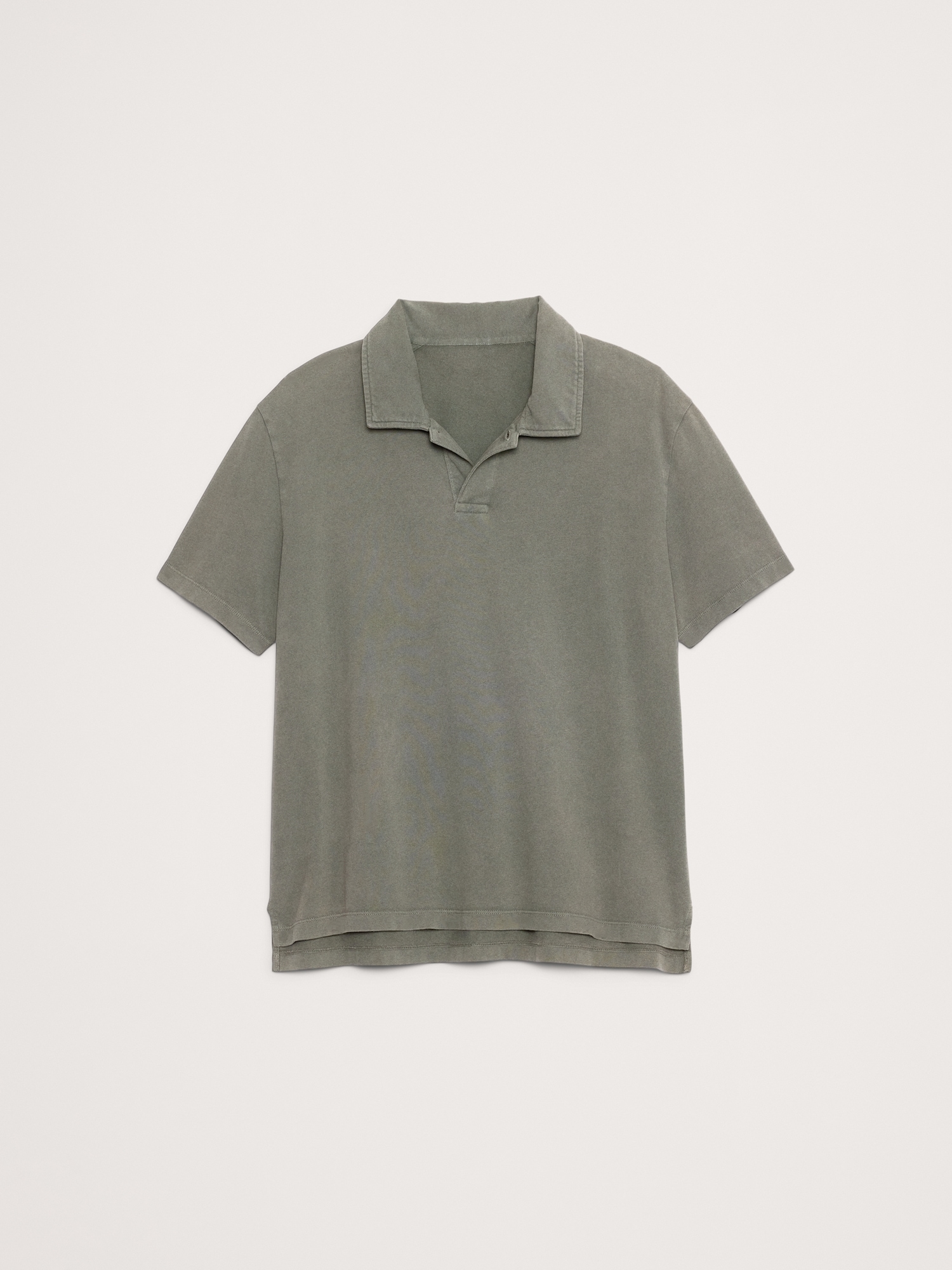 Image number 4 showing, Relaxed Sueded Cotton Polo