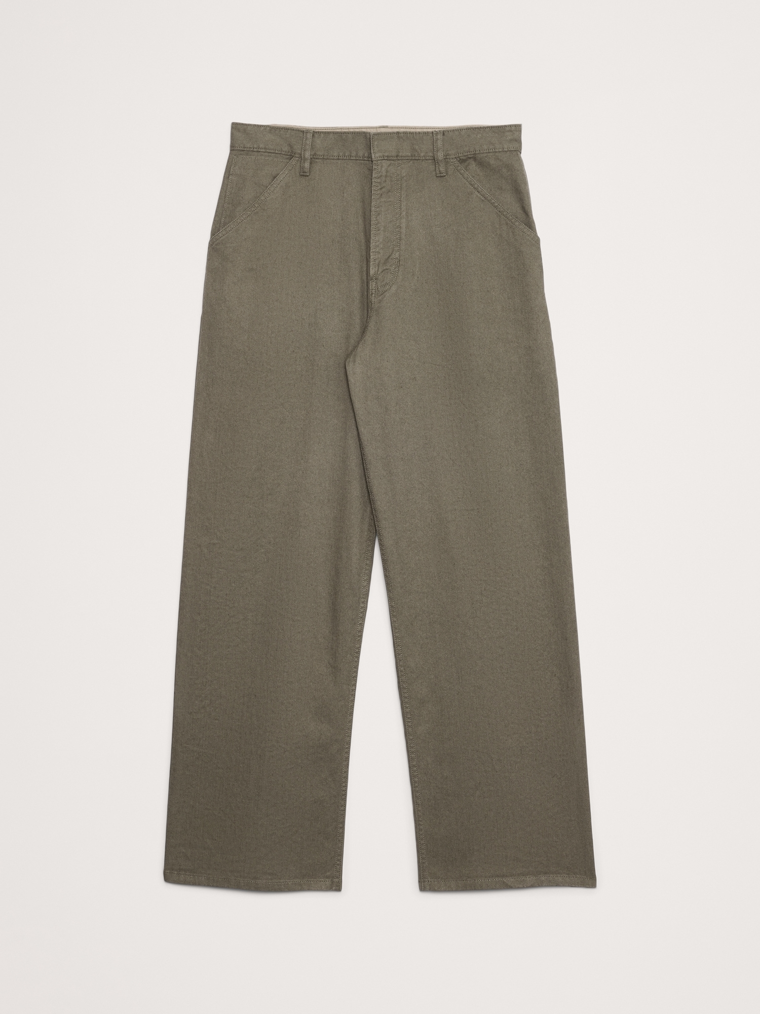 Image number 7 showing, Loose Italian Linen-Cotton Pull-On Pant