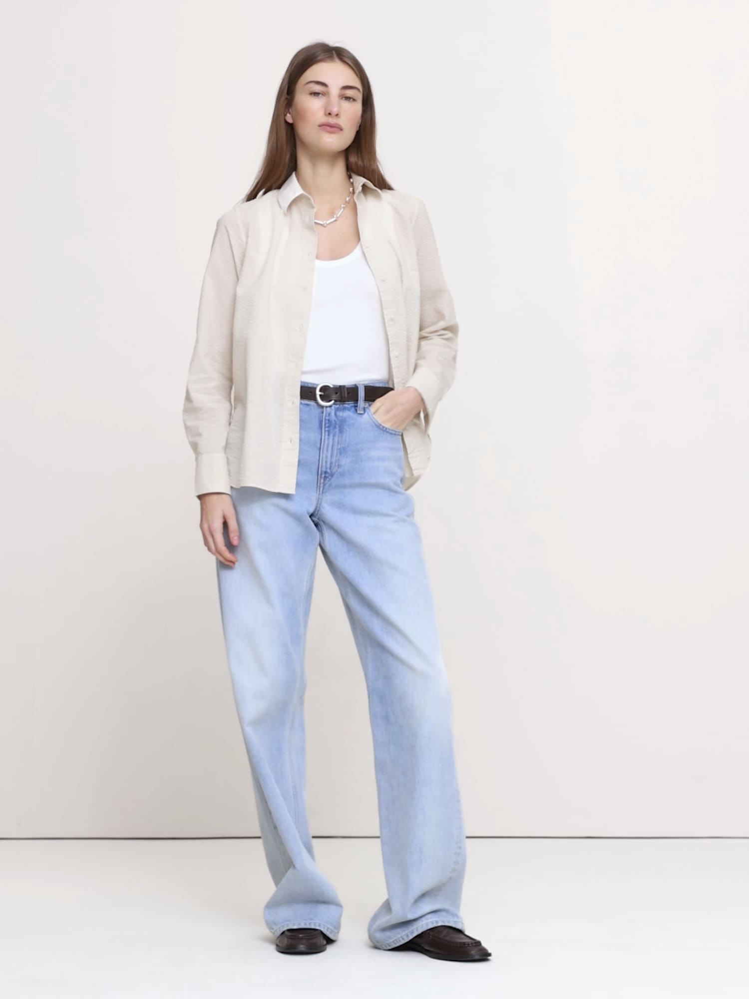 The Everyday Shirt in Cotton Seersucker - thumbnail 10