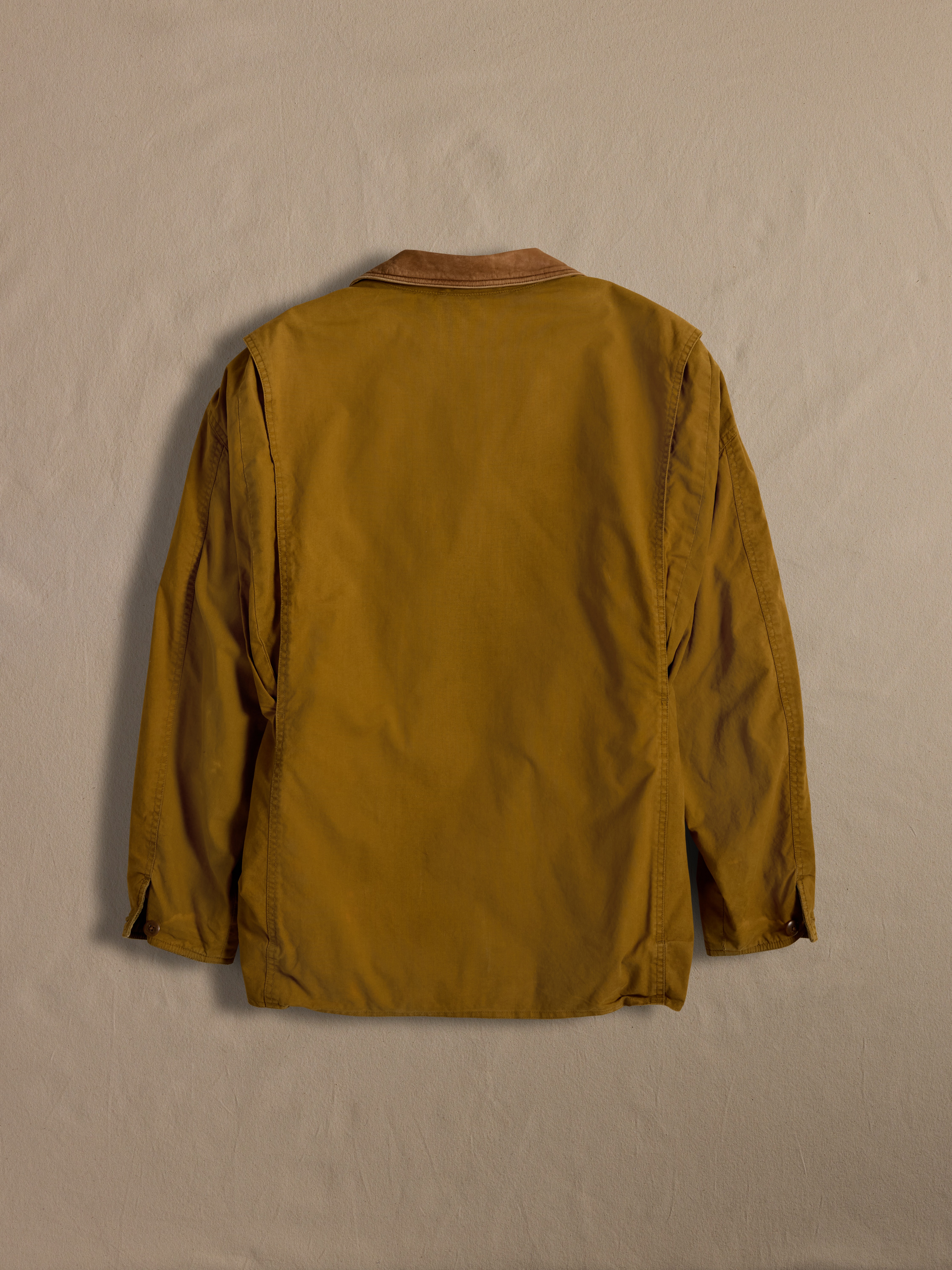 【90's Banana Republic】と【agnes b. Coat】 Archive Brown Barn Jacket with Leather Collar size L | Banana Republic