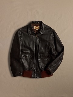 Archive Dark Brown Leather Flight Jacket size XS | Banana Republic