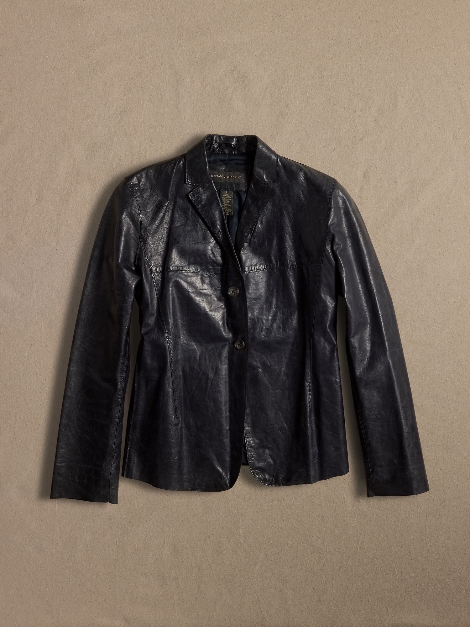 Archive Women's Black Leather Blazer size 2
