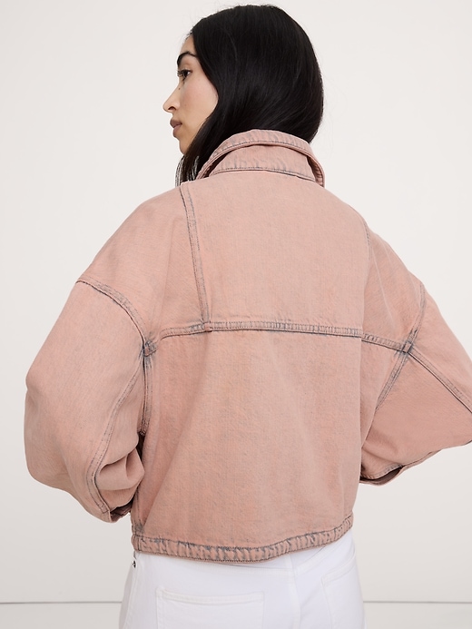 Oversized Jean Jacket | Banana Republic