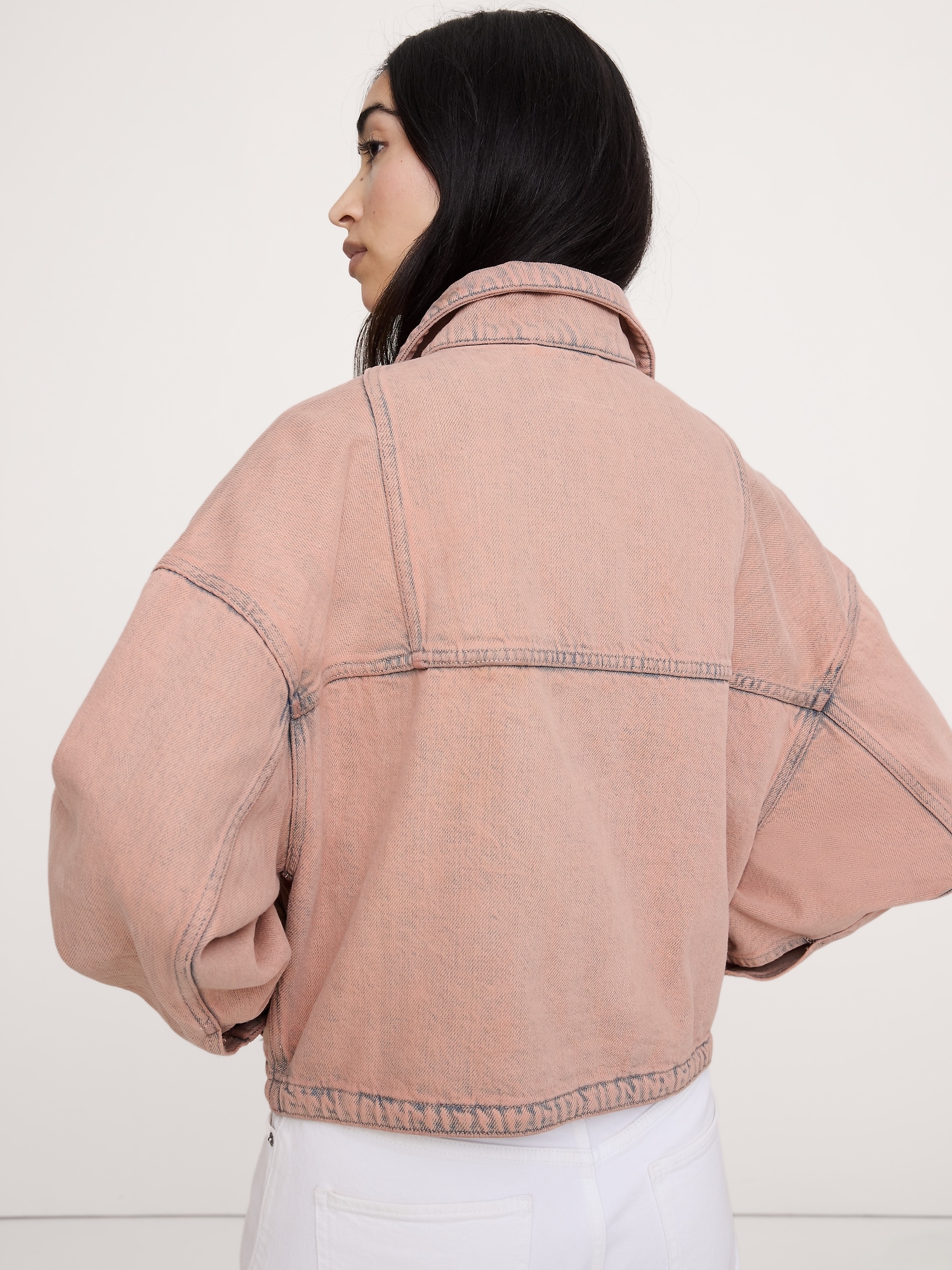 Image number 3 showing, Oversized Jean Jacket